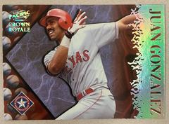 Juan Gonzalez [Pillars Of The Game] Baseball Cards 1998 Pacific Crown Royale Prices