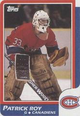 Patrick Roy #53 Hockey Cards 1986 Topps Prices