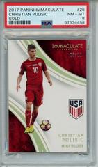 Christian Pulisic [Gold] Soccer Cards 2017 Panini Immaculate Prices