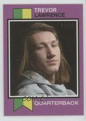 Trevor Lawrence [Purple] #14 Football Cards 2021 Topps X Trevor Lawrence Prices