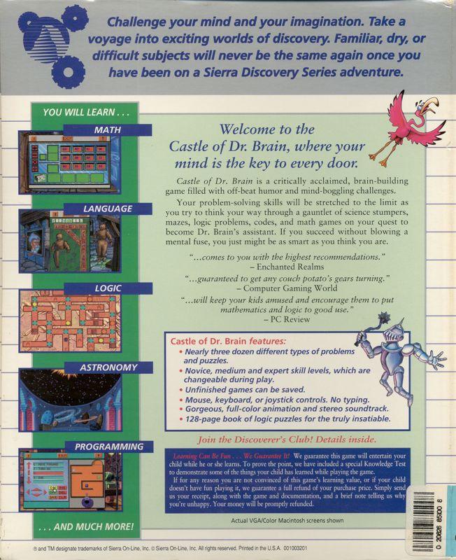 Castle of Dr. Brain [Sierra Discovery Series Release] Prices PC Games ...