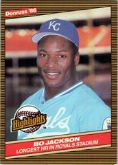 Bo Jackson #43 Baseball Cards 1986 Donruss Highlights Prices