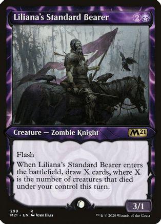 Liliana's Standard Bearer [Showcase] Magic Core Set 2021