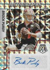 Brock Purdy Football Cards 2022 Panini Mosaic Rookie Autographs Prices