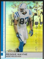 Reggie Wayne [Gold Refractor] Football Cards 2009 Topps Finest Prices