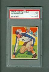 Jim MacMurdo Football Cards 1935 National Chicle Prices