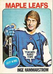 Inge Hammarstrom Hockey Cards 1975 O-Pee-Chee Prices