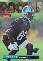 Tyrone Poole #186 Football Cards 1995 Skybox Impact Prices