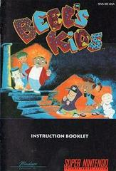 Bebe'S Kids - Manual | Bebe's Kids Super Nintendo