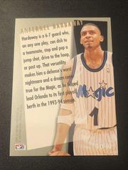 Back | Anfernee Hardaway Basketball Cards 1994 Ultra Inside/Outside