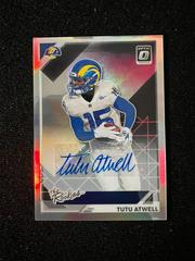 Tutu Atwell [Autograph] #TR-14 Football Cards 2021 Panini Donruss Optic The Rookies Prices
