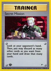 Secret Mission [1st Edition] Pokemon Gym Heroes Prices