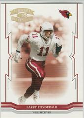 Larry Fitzgerald [Gold Holofoil] #4 Football Cards 2005 Panini Donruss Throwback Threads Prices