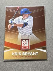 Kris Bryant Baseball Cards 2015 Donruss Elite Prices