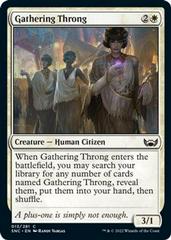 Gathering Throng #13 Magic Streets of New Capenna Prices