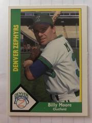 Billy Moore #11 Baseball Cards 1990 CMC Denver Zephyrs Prices