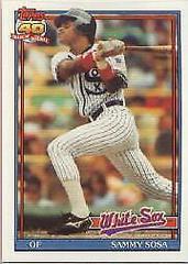 Sammy Sosa Baseball Cards 1991 O Pee Chee Prices