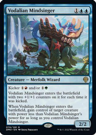 Vodalian Mindsinger #76 Magic Dominaria United