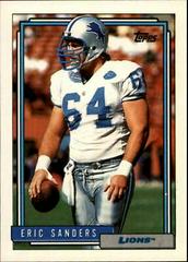 Eric Sanders Football Cards 1992 Topps Prices
