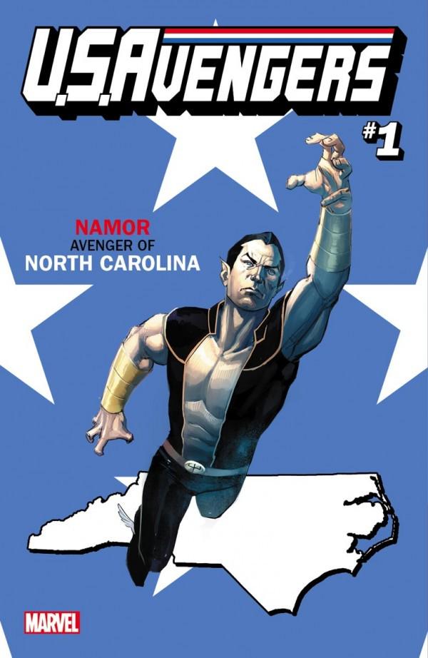 U.S.Avengers [Reis North Carolina] #1 (2017) Comic Books U.S. Avengers