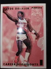 Clyde Drexler #2 Basketball Cards 1993 Fleer Clyde Drexler Prices