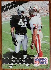 Ronnie Lott, Greg Cox [Week 5lay] Football Cards 1992 Pro Set Prices
