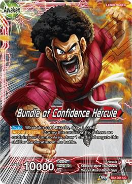 Hercule // Bundle of Confidence Hercule [Foil] TB2-001 Dragon Ball Super World Martial Arts Tournament