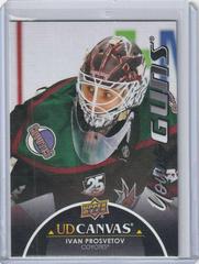 Ivan Prosvetov [Black] Hockey Cards 2021 Upper Deck UD Canvas Prices