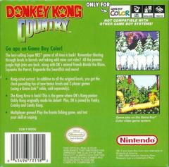 Back Cover | Donkey Kong Country GameBoy Color