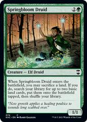 Springbloom Druid Magic Kaldheim Commander Prices
