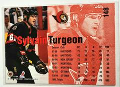 Backside | Sylvain Turgeon Hockey Cards 1994 Fleer