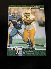 Warren Sapp #TC16 Football Cards 1997 Collector's Choice Turf Champions Prices