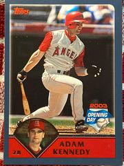 Adam Kennedy #142 Baseball Cards 2003 Topps Opening Day Prices
