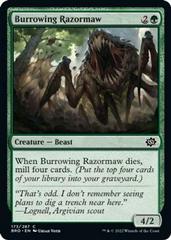 Burrowing Razormaw #173 Magic Brother's War Prices