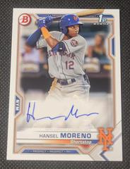 Hansel Moreno #PAPR-HM Baseball Cards 2021 Bowman Paper Prospects Autographs Prices