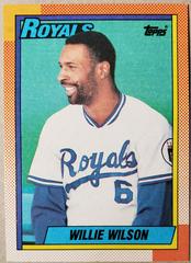 Willie Wilson #323 Baseball Cards 1990 Topps Prices