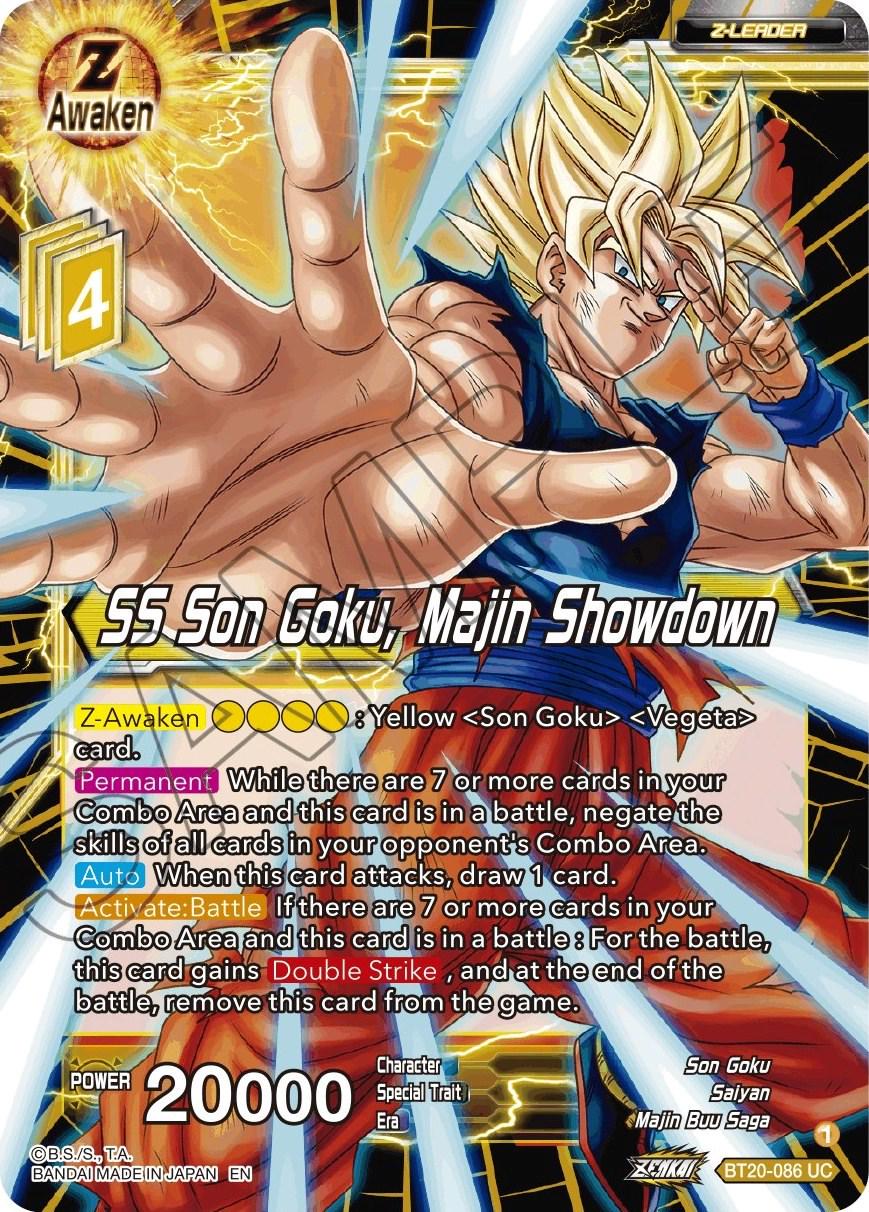 SS Son Goku, Majin Showdown BT20-086 Dragon Ball Super Power Absorbed