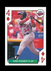 Kirby Puckett [4 of Diamonds] Baseball Cards 1991 U.S. Playing Card All Stars Prices