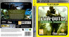Full Insert | Call of Duty 4: Modern Warfare [Platinum] PAL Playstation 3