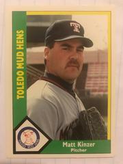 Matt Kinzer #5 Baseball Cards 1990 CMC Toledo Mud Hens Prices