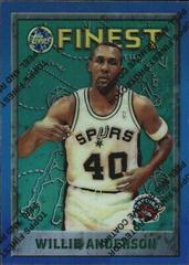 Willie Anderson [Refractor] Basketball Cards 1995 Finest Prices