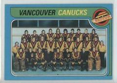 Canucks Team Hockey Cards 1979 O-Pee-Chee Prices