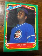 Lee Smith Baseball Cards 1987 Fleer Star Stickers Prices