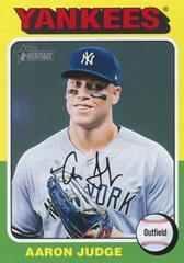 Aaron Judge #112 Baseball Cards 2024 Topps Heritage Prices