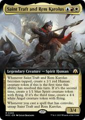 Saint Traft and Rem Karolus [Extended Art] #95 Magic March of the Machine Commander Prices