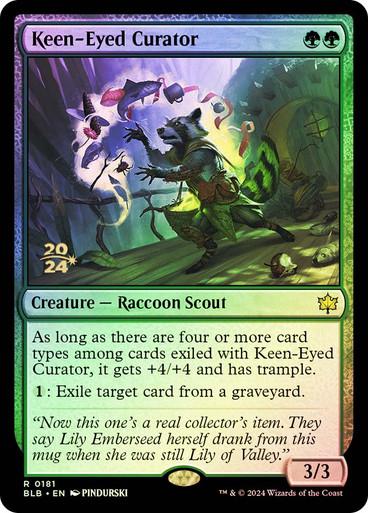 Keen-Eyed Curator [Prerelease] #181 Magic Bloomburrow