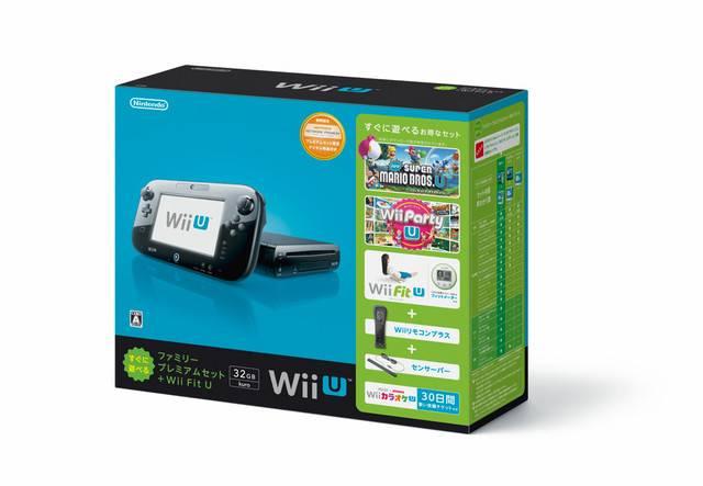 Nintendo Wii U [Family Premium Edition + Wii Fit U Black] JP Wii U