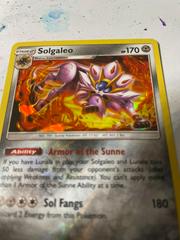 Better Photo Showing Foil On Card. | Solgaleo Pokemon Cosmic Eclipse