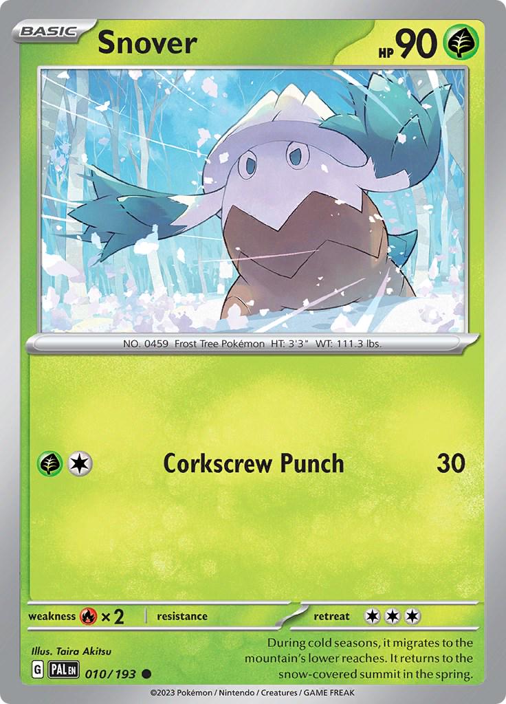 Snover #10 Pokemon Paldea Evolved