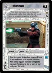 Officer Perosei [Limited] Star Wars CCG Theed Palace Prices